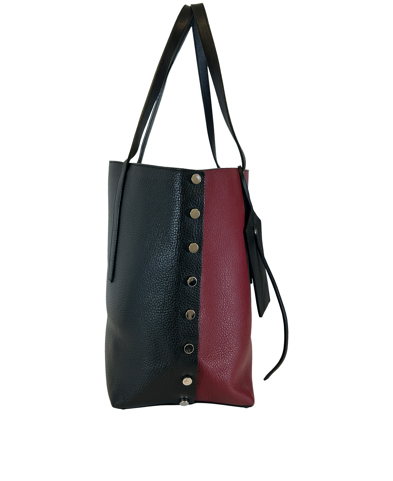 Tote Hobo, 390&euro;, Bolso, Negro/Rojo, Animal - Piel, Vista lateral